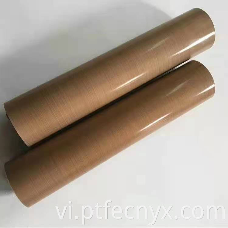 PTFE fabric with adhesive
